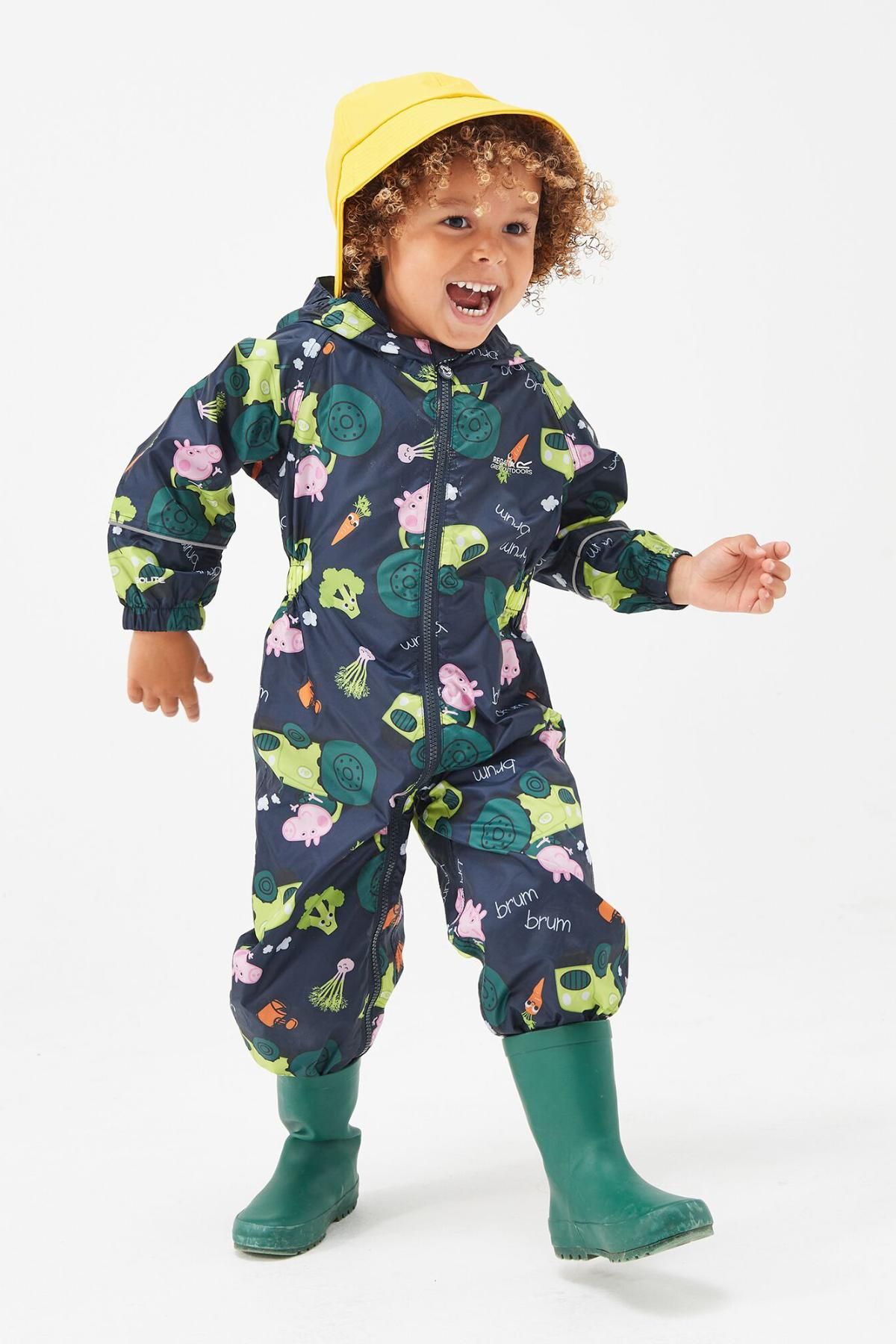 Peppa pig all cheap in one rain suit